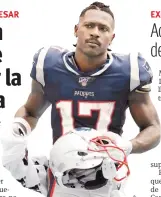  ??  ?? Brown busca resolver sus
problemas extracanch­a y seguir con su carrera dentro de la NFL.