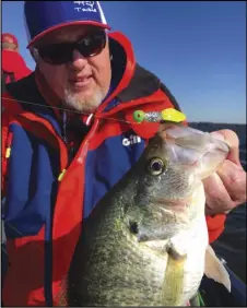  ?? Photo provided/BrushPile Fishing ?? Russ Bailey started fishing as a hobby but has since grown into a local celebrity as the host of “BrushPile Fishing.”