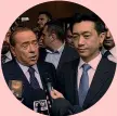  ??  ?? Silvio Berlusconi e Bee Taechaubol