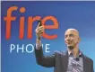  ??  ?? TED S. WARREN, AP CEO Jeff Bezos introduces the $199 Fire on Wednesday.