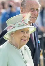  ??  ?? The Queen with Philip on Sunday