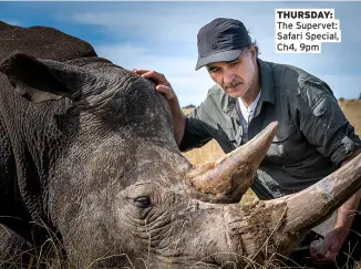  ?? ?? Fred West: The Glasgow Girls, Sky Crime & NOW, 9pm
Thursday: The Supervet: Safari Special, Ch4, 9pm monday