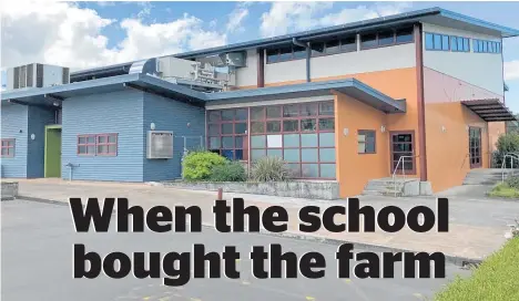  ?? Photo / File ?? Taihape Area School has been in need of renovation work.