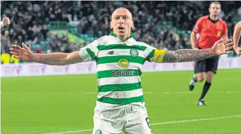  ?? Picture: SNS Group. ?? Celtic captain Scott Brown has started all nine of the Hoops’ games this season.