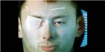 ??  ?? Radiohead frontman Thom Yorke in the video for
‘No Surprises’, 1997