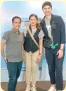  ?? ?? Watsons team’s Dharrell Fontanilla, Sharon Decapia and Patrick Yu