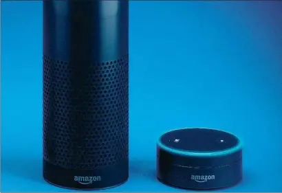  ?? LV ?? Echo y Echo Dots, los altavoces inteligent­es que comerciali­za Amazon con el asistente Alexa