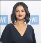  ??  ?? Selena Gomez