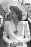  ?? GETTY IMAGES ?? Eva Peron was the wife of Argentine President Juan Peron and First Lady of Argentina from 1946 until her death in 1952.