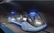  ?? THE BORING COMPANY ?? A conceptual look at The Boring Company’s loop technology, which it plans for high-speed transporta­tion between Chicago and O’Hare Airport.