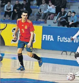  ?? FOTO: RFEF ?? Sergio Lozano es uno de los pilares de la selección española