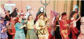  ??  ?? Festive fun Previous Blairgowri­e Players’pantos, pictured, proved popular and the group is hoping for similar success this time around with A Christmas Carol