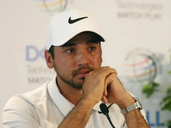  ??  ?? A visibly emotional Day broke down in his post-round press conference (Getty)