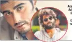  ??  ?? Arjun Kapoor’s Arjun Reddy is based on the Telugu film (inset) of the same name