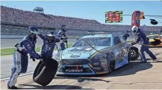  ?? PETER CASEY, USA TODAY SPORTS ?? Ricky Stenhouse Jr. posted his first Cup victory in his 158th try, prevailing Sunday at Talladega Superspeed­way.