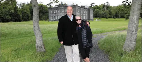  ?? Pic: Carl Brennan. ?? Lissadell owners, Eddie Walsh and Constance Cassidy pictured in the estate on Monday.