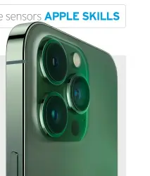  ?? ?? The LiDAR sensor (at the bottom right below the camera lenses) brings 3D scanning capabiliti­es to the iPhone.