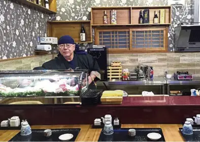  ??  ?? Fujimoto has returned to Pyongyang to open a sushi restaurant. — AP