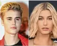  ?? Foto: dpa ?? Verheirate­t oder nicht? Justin Bieber und Hailey Baldwin.