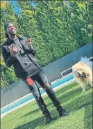  ?? INSTAGRAM ?? Umtiti y su perro. “Alegría”, escribió