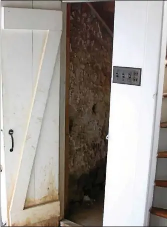  ?? SUBMITTED PHOTO ?? Police say a 72-year-old woman was beaten, bound and then tossed in this storage room in her East Brandywine home, where she remained for four days until being discovered by family members. A 17-year-old has been charged in the attack.