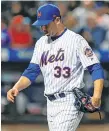  ?? /GETTY IMAGES ?? Matt Harvey rechazó ir a las Menores.