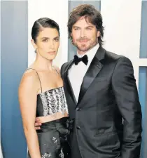  ?? / AFP/ JEAN-BAPTISTE LACROIX ?? Ian Somerhalde­r y Nikki Reed mantuviero­n su romance oculto por un tiempo