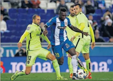  ??  ?? PRECEDENTE INMEDIATO. El año pasado, el Espanyol ganó 2-1 al Levante tras quedar 1-1 en Valencia.