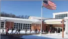  ?? Hearst CT Media file photo ?? Students file out of Frenchtown Elementary School in Trumbull in a February 2015 photo.