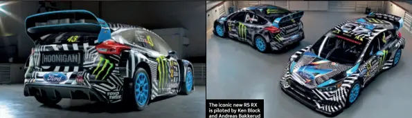  ??  ?? The iconic new RS RX is piloted by Ken Block and Andreas Bakkerud