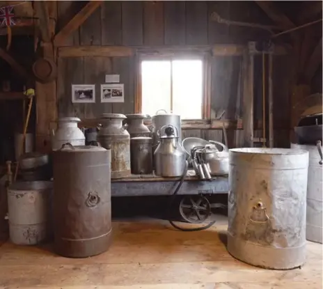  ?? KARON LIU PHOTOS/TORONTO STAR ?? The Cheese and Agricultur­al Museum in Ingersoll is a small museum filled with antique cheesemaki­ng equipment and informatio­n.