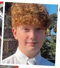  ?? ?? Stabbed: Harry Pitman, 16, was killed with a hunting knife after a row at a fireworks display in Primrose Hill, North London