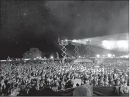  ?? FILE PHOTO ?? About 12,000 people came to a Luke Bryan concert in October on Ogden Ranch in Prairie Grove.