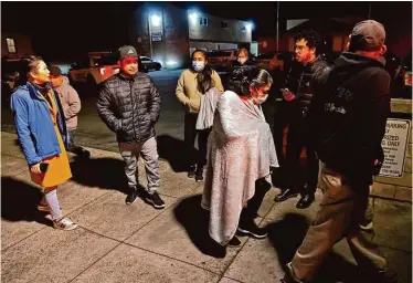  ?? Carlos Avila Gonzalez/The Chronicle ?? The IDES Portuguese Hall in Half Moon Bay, a reunificat­ion center for families affected by the shootings.