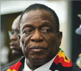  ??  ?? President Emmerson Mnangagwa