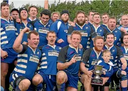  ?? JOHN HAWKINS/STUFF ?? The Wyndham rugby team will be out to repeat their success from the 2016 season, when they tackle Edendale on Saturday.