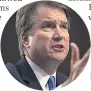  ??  ?? CLAIMS Kavanaugh