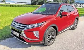  ?? BILD: SN/MRAZEK ?? Ein Hingucker auf der Straße: der neue Mitsubishi Eclipse Cross.