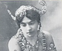  ??  ?? > 1876: Spy Mata Hari was born