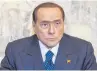  ??  ?? Silvio Berlusconi