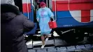  ??  ?? Tren para vacunar a la gente en la región rusa de Irkutsk