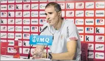  ?? FOTO: ATHLETIC ?? ➔
Garitano valoró el choque de hoy ante el Eibar de Mendilibar