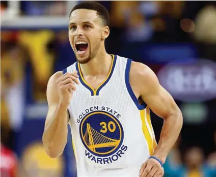  ?? Scott Strazzante / The Chronicle ?? Golden State’s Stephen Curry became the first unanimous winner of the league’s MVP award.