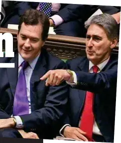  ??  ?? Damaging: Osborne and his successor, Philip Hammond