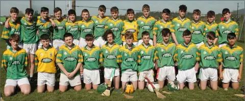  ??  ?? The victorious squad from St. Mary’s C.B.S. (Enniscorth­y).