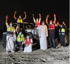  ?? Abdullah Al Harthi ?? Mr Al Harthi set up a volunteeri­ng group, Fazaa Team, to help young travellers prepare for journeys