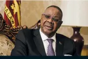  ??  ?? Ousted president, Professor Peter Mutharika.