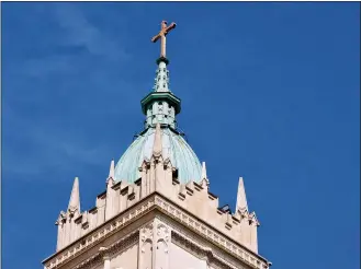  ?? NICK GRAHAM / STAFF ?? St. Julie Billiart Church in Hamilton will be grouped in the Family of Parishes that includes St. Peter in Chains, Queen of Peace, St. Joseph and St. Aloysius.