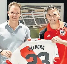  ?? RIVER ?? Villagra. El volante, con una cláusula de 40 millones de euros.