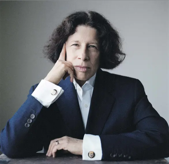  ?? BRIGITTE LaCOMBE ?? American social commentato­r and writer Fran Leibowitz has plenty to say about her country’s political situation and, of course, other stuff, too.